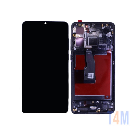 Touch+Display com Frame a Fingerprint Huawei P30 6.1" Negro